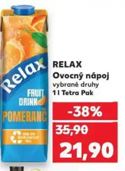 Kaufland RELAX Ovocný nápoj nabídka