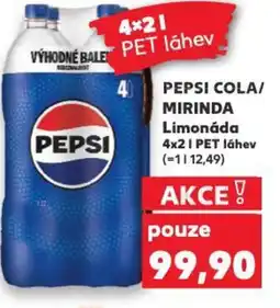 Kaufland PEPSI COLA/ MIRINDA Limonáda nabídka