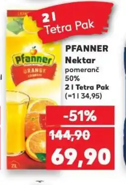 Kaufland PFANNER Nektar nabídka