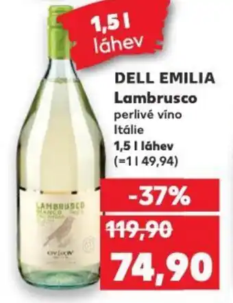 Kaufland DELL EMILIA Lambrusco nabídka