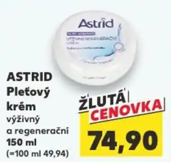 Kaufland ASTRID Pleťový krém nabídka