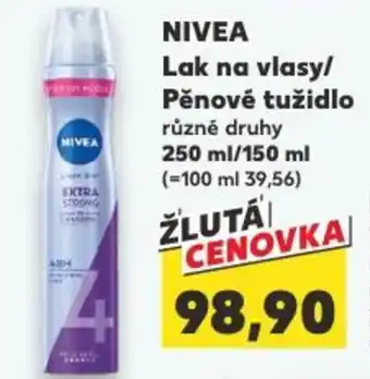 Kaufland NIVEA Lak na vlasy/ Pěnové tužidlo nabídka