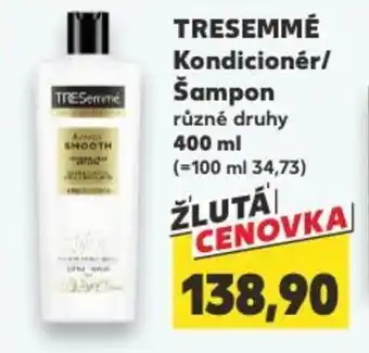 Kaufland TRESEMMÉ Kondicionér/ Šampon nabídka