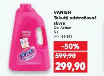 Kaufland VANISH Tekutý odstraňovač skvrn nabídka