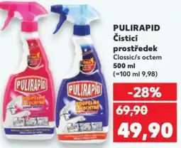 Kaufland PULIRAPID Čisticí prostředek nabídka