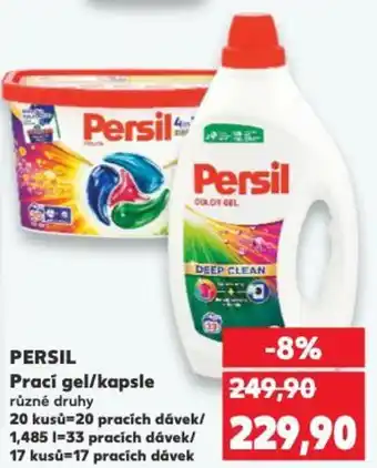 Kaufland PERSIL Prací gel/kapsle nabídka