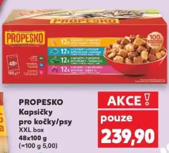 Kaufland PROPESKO Kapsičky pro kočky/psy nabídka