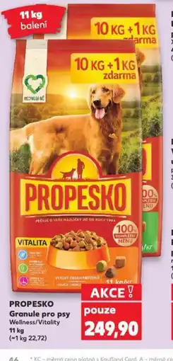 Kaufland PROPESKO Granule pro psy nabídka