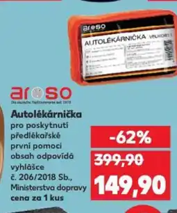 Kaufland AROSO Autolékárnička nabídka