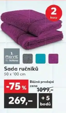Kaufland Sada ručníků nabídka