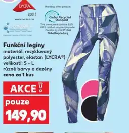 Kaufland Funkční legíny nabídka