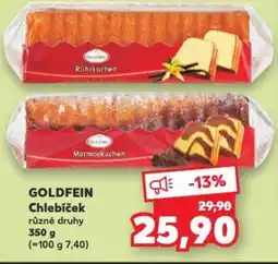 Kaufland GOLDFEIN Chlebíček nabídka