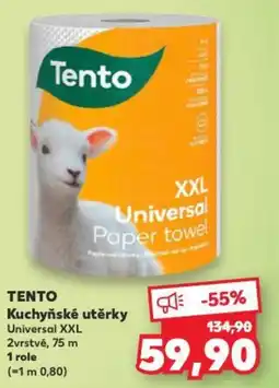 Kaufland TENTO Kuchyňské utěrky nabídka