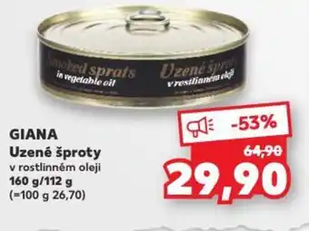 Kaufland GIANA Uzené šproty nabídka