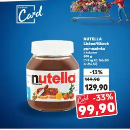 Kaufland NUTELLA Lískooříšková pomazánka nabídka