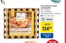 Tesco Čerstvá vejce s 30 ks nabídka