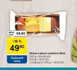 Tesco Silisan ladovo sváteční blok nabídka