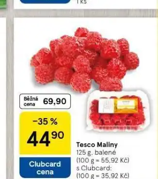 Tesco Maliny nabídka