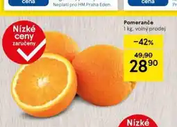 Tesco Pomeranče nabídka