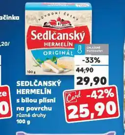 Kaufland Sedlčanský hermelín nabídka