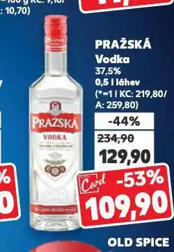 Kaufland Pražská vodka nabídka