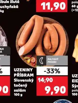 Kaufland Slovenský točený salám nabídka