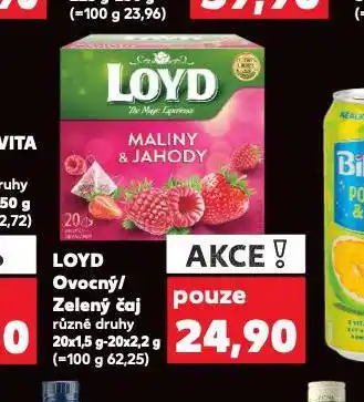 Kaufland Loyd čaj nabídka