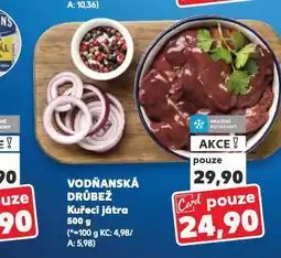 Kaufland Kuřecí játra nabídka