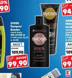 Kaufland Syoss balzám nabídka