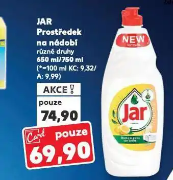 Kaufland Jar prostředek na mytí nádobí nabídka