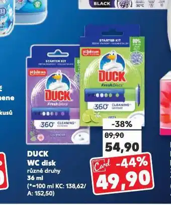 Kaufland Duck wc čistič nabídka