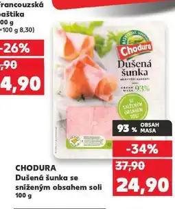 Kaufland Dušená šunka se sníženým obsahem soli nabídka