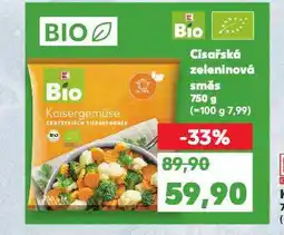 Kaufland Bio císařská zeleninová směs nabídka