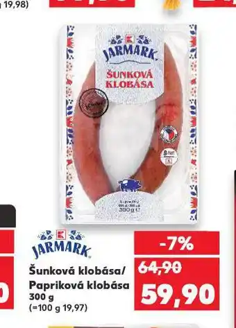 Kaufland Papriková klobása nabídka