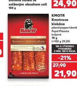 Kaufland Kmotrova klobása nabídka