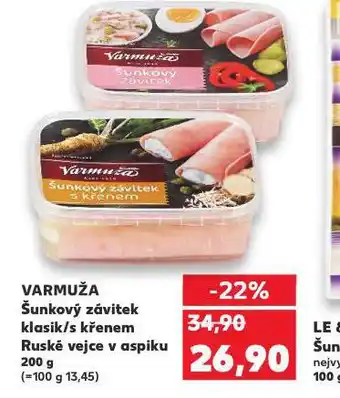 Kaufland Šunkový závitek nabídka