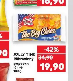 Kaufland Jolly time popcorn nabídka