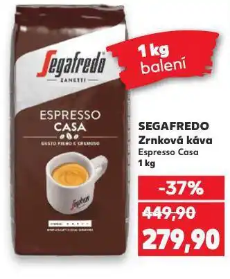 Kaufland Káva segafredo nabídka