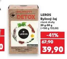Kaufland Leros čaj nabídka