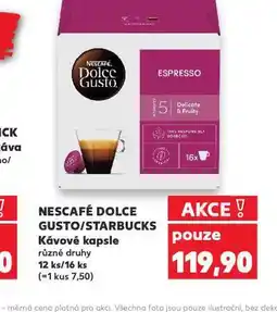 Kaufland Kávové kapsle dolce gusto nabídka