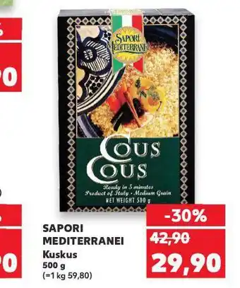 Kaufland Sapori mediterranei kuskus nabídka