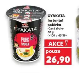 Kaufland Oyakata instantní japonská nudlová polévka nabídka