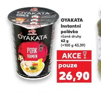 Kaufland Oyakata instantní japonská nudlová polévka nabídka