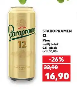 Kaufland Pivo staropramen nabídka