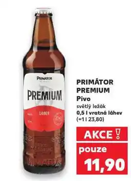 Kaufland Pivo primátor nabídka