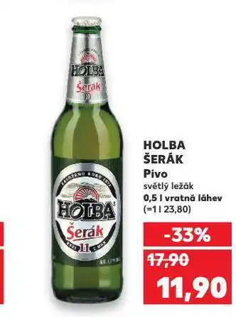 Kaufland Pivo holba nabídka