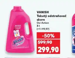 Kaufland Vanish oxi action odstraňovač skvrn nabídka