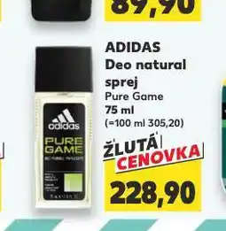 Kaufland Adidas deo sprej nabídka