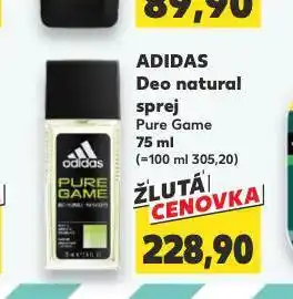 Kaufland Adidas deo sprej nabídka