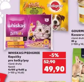 Kaufland Whiskas kapsičky pro kočky nabídka